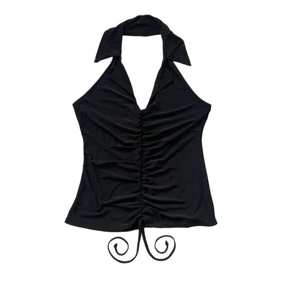 2000s ruched halter top - Picture 2 of 3